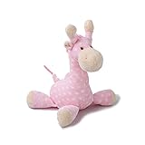 メモリアルギフト 洗えるぬいぐるみ ミンクプラッシュ ラトルになるキリン ピンク ラッピング不要