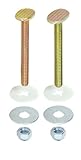 EZ-FLO 40032 Closet Bolt Set-Brass Plated Bolt [並行輸入品]
