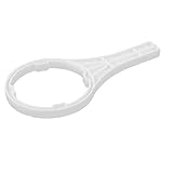 uxcell フィルターハウジングレンチ 　プラスチック素材　23 x 11.5cm　ホワイト　10cmの穴径