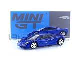 MINI GT 1/64 マクラーレン F1 コバルトブルー 左ハンドル 完成品