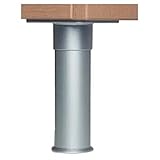 1 – 5 / 8 "ラウンド家具脚 – 10 " – スクエアプレート