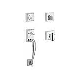 Baldwin SCNAPXELLTSR260 Reserve Single Cylinder Handleset Napa x Ellipse with Traditional Square Ros