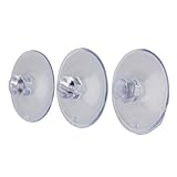 Refaxi 透明 吸盤 吸着性強 ゴムフック20pcs