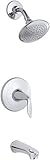 KOHLER K-T5318-4E-CP Refinia Bath and Shower Trim, Valve Not Included, Polished Chrome [並行輸入品]