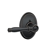 Schlage F170BIR716WKF Aged Bronze Single Dummy Birmingham Single Dummy Door Lever with the Decorativ