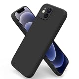 YGTBSR iPhone12 ケース バンパー (6.1インチ専用) 衝撃吸収 レンズ保護 傷つけ防止 黄ばみ防止 カバー ストラップホール付き ワイヤレス充電対応 アイフォン 12用 カバー 6.1 インチ iPhone 12 ケース (ブラック)