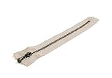 Y.K.K 玉付ファスナー 20cm 10本入 ベージュ 3GKB20-572