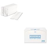 kitbwk6220bwkk2500 – Valueキット – Boardwalkプレミアムhalf-foldトイレシートカバー( bwkk2500 )とボードウォーク6220 Centerpull 