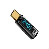 Duttek USB C 延長アダプタ240W 超高速充電, 40Gbps USB Type-c 延長アダプタ, USB-C オス メス延長コネクタ 8K 60Hz HD映像信号伝送, PC/MacBook/スマホ/スレート/Switch対応 (1, 黒)