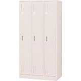 トラスコ 亜鉛メッキ鋼板製ス短タンダードロッカー 3人用 TZL3