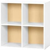 不二貿易 ユニットKDボックス ワイアード 4マス棚付 NA FBC96629 【まとめ 3セット】