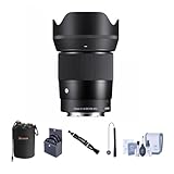 Sigma (シグマ) 23mm f/1.4 DC DN コンテンポラリーレンズ Sony E用 52mmフィルターキット レンズポーチ レンズクリーナー クリーニングキット レンズキャップテザー