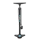 Lixada SAHOO アルミニウム合金自転車タイヤインフレータポンプ ねじ込みガスノズルヘッド 鉄ベース 拡張ハンドル 自転車アクセサリー 160PSI 高圧