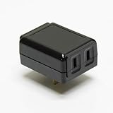 プリンス リニアコンセント（ラインコンセント）用マルチタップ ブラック LM2BK