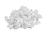 JunYon ケーブルステップル 釘止めタイプ アンテナ線5C用 6mm 100個入
