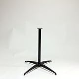 テーブル脚 カフェテーブル脚 幅4.6×奥行き4.6×高さ68cm（脚部最大71ｃｍ） ブラック