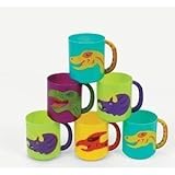 Fun Express Plastic Dinosaur Mugs (1 Dozen) [並行輸入品]