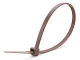 Cable Tie Supply (CTS) C11-50-Brown Tensile Strength, Nylon Cable Tie, Bag of 100, 50 lb., Brown [並行