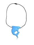 Teething Necklace by Droolery - Tiburon Shark Necklace (Blue) by Droolery - Mama Jewels for Baby Dro