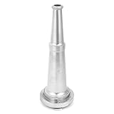 uxcell 消防用ホース用散水ノズル　屋内消火栓　差込式ノズル　29cm　シルバートーン　消防署　消防車用