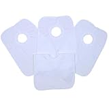 *Multibuy* White Cotton Popover Bibs by Niccolas B