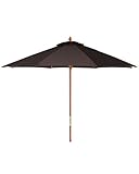 【6月下旬入荷予定】ガーデンパラソル「木製パラソル 210」【FBC】ブラウン(#9879540-60160) サイズ：210×210×高さ222cm