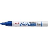 三菱鉛筆:uni アルコールペイントマーカー 中字 青 PXA200.33 型式:PXA200.33