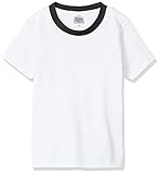 [プリントスター] 半袖 5.6オンス へヴィー ウェイト Tシャツ キッズ ホワイト×ブラック 日本 110cm (-)