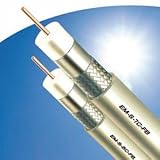 富士電線 ★切売販売★ エコ電線(衛星放送受信屋内用同軸ケーブル) 1m単位切り売り 灰色 EM-S-7C-FB