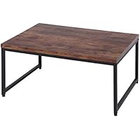 不二貿易 ローテーブル リビングテーブル 幅80cm ブラウン ヴィンテージ風 ナビア 14642