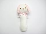 日本製 ラトル（がらがら） 仔犬 鈴入り ピンク