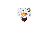 2 in 1 Teething Bib - Brown Sun [並行輸入品]