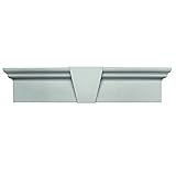Buildersエッジ060010937030 37 5 / 8 " x 9 "フラットパネルウィンドウヘッダー030、ペイント可能