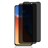 Annruiio For Redmi 12 5G ガラスフィルム 覗き見防止 [2枚入り] Redmi 12 5G 全面保護フィルム プライバシー保護 液晶保護フィルム強化ガラス 9H 硬度気泡ゼロ 指紋防止 防爆裂 Redmi 12 5G 飛散防止 高透過率 衝撃吸収 Redmi 12 5G 用液晶保護 フィルム Redmi 12 5G