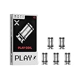 【MOTI】交換用コイル for MOTI PLAY POD [MOTI PLAY COILs] モティ プレイ コイル 5個入り ＋FlavorKitchenオリジナルミニポーチセット/VAPE(ベイプ)コイル (1.0Ω)