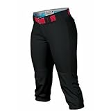 イーストンProwess YouthガールズFastpitchのソフトボールパンツ M ブラック