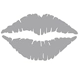 Kiss Wall Decal Sticker - Kissing Lips Decoration Mural - Decal Stickers and Mural for Kids Boys Gir