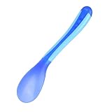 Demiawaking PP　吸盤付　ライスボウル　温度感知スプーン　蓋付かない (グリーンボウル, ブルースプーン)