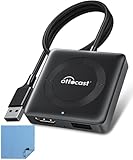 【国内正規代理店】オットキャスト カーテレビメイト Ottocast car tv mate ワイヤレスCarPlay HDMIマルチメディアアダプター 有線AppleCarPlay搭載車両専用 クリーニングクロス付き