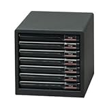 レターケース 7段 ダークグレー