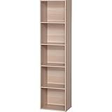 アイリスオーヤマ カラーボックス 5段 幅41.5×奥行29×高さ168cm ナチュラル A4サイズ収納 CX-5F