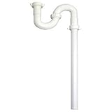 Master Plumber 823-658 MP Lavatory Drain S Trap, White by Master Plumber
