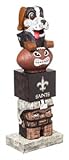 公式ライセンス商品New Orleans Saints Tiki Totem Lawn Garden Statue