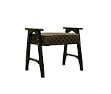 Venice 　肘付オットマンスツール 高さ調節 　ブラウン　S3-12BR