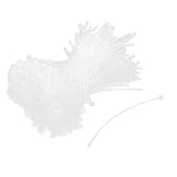 uxcell　タグファスナー　プラスチック　22g　クリア　8cm　プラスチックタグファスナー