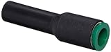 Legris 3166 60 62 Nylon Push-to-Connect Fitting, Inline Reducer, 3/8 x 1/2 Tube OD by Legris