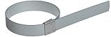 BAND-IT CP0999 5/8' Wide x 0.025' Thick 2-1/4' Diameter, Galvanized Carbon Steel Center Punch Clamp 