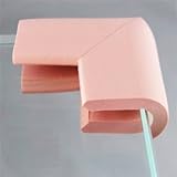 めちゃ×2売れてるッ コーナーガード  ガラステーブル U字型 4個セット  T09-11 (ピンク)