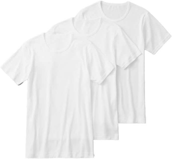 GUNZE(グンゼ) インナートップスグンゼベーシック 3枚組 肌に優しい綿100% クルーネックTシャツ GM00133メンズ