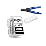 【pomme】 BC-345XL ブラック 顔料 単品 大容量 工具付き キヤノン対応 詰め替えインク ISO14001/ISO9001認証工場 (BC-345 BC-346 BC-345XL BC-346XL BC-345BK BC-346CL BC-345XLBK BC-346XLCL)